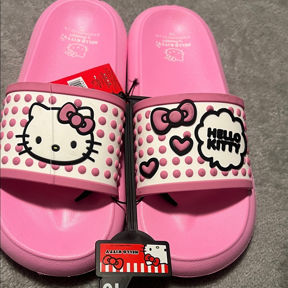 Hello Kitty Pink Slide Sandals - Picture 4 of 6